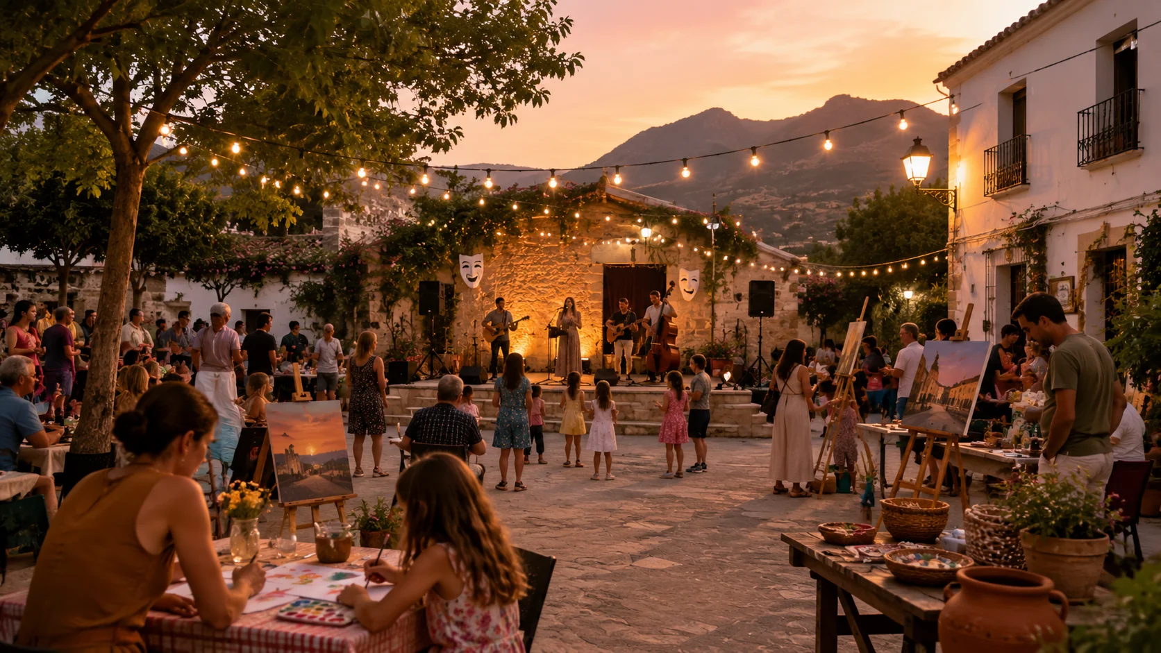 Imagen representativa de actividades del Verano Cultural en Zafarraya